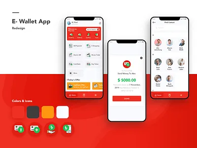 e-Wallet Mobile App app design app designer banking best app design business business app card clean ui creative dashboard design design mentor dribbble best shot ewallet illustration ios app money app ui utility payment app ux