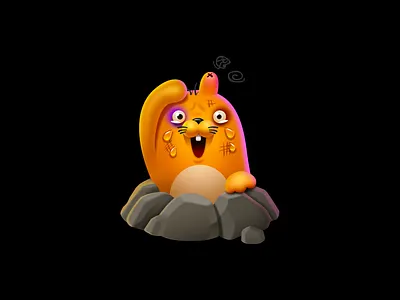 Whac-A-Mole 2 cute design icon illustration safety hat ui whac a mole