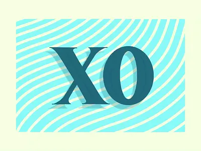 Day 27: 100 Days of Hand Lettering 100dayproject blue design hand lettering illustration ipad lettering process procreate serif type typography video xo