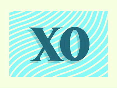 Day 27: 100 Days of Hand Lettering 100dayproject blue design hand lettering illustration ipad lettering process procreate serif type typography video xo