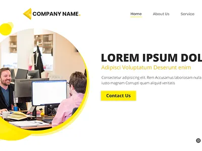 Website Header design