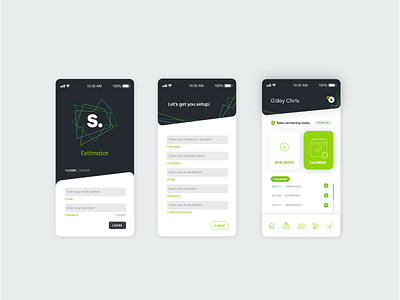 Stringline Project concept design graphic logo mobile ui perimeter ui uidesign vector