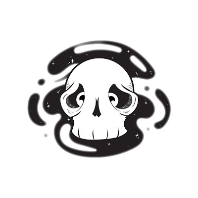 Little Skully adobe illustrator cute skull drawing illustraor skull vector vector artwork