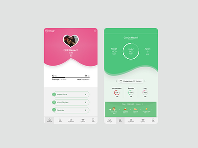 Nutrition App app design minimal nutrition nutrition app ui uidesign