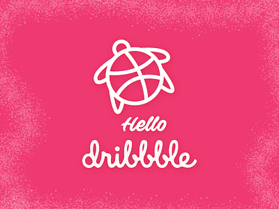 Helllo dribble icon design