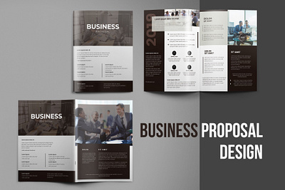 Business Proposal Design branding design brochure design business corporate corporate branding illustration mockup psd product design proposal tech vector