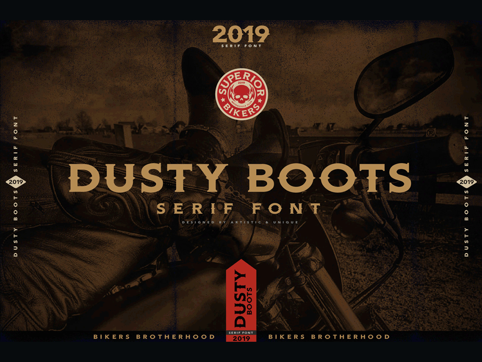 DUSTY BOOTS Serif font 1900s alphabet alphabet logo alphabet typography bikers branding designer font design fonts logotype modern logo motorcycle club serif serif font serif typeface typo typogaphy typography art vector vintage font