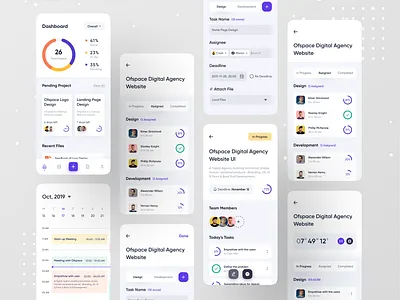 Project Tracking iOS App Design calendar app dashboard google ios app ofspace problem solving project project app project management project management tool project manager project managment project365 statistics ux design