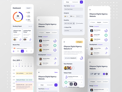 Project Tracking iOS App Design calendar app dashboard google ios app ofspace problem solving project project app project management project management tool project manager project managment project365 statistics ux design