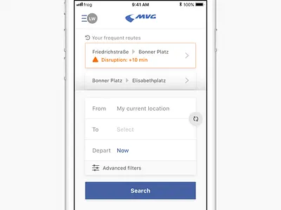 MVG — The onboarding project app design interaction public transport transportation ui ux