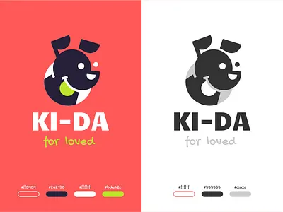 KI-DA animal ball branding character dog sign tennis tennis ball toy