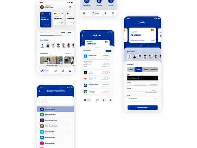 Case study - Redesign Bualuang mBanking app app bank app banking design illustration mobile mobile ui ui ux