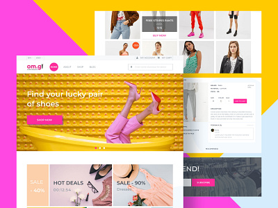 Redesign for e-commerce concept design design designconcept e commerce figma landing page minimalist mock up ui uiux ux web webdesign website