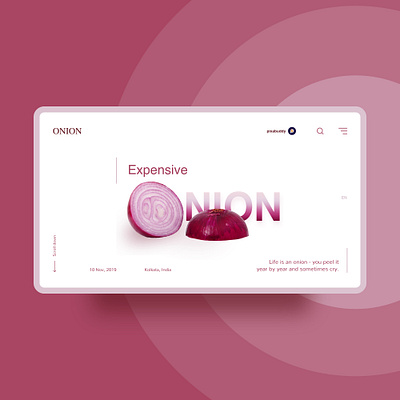 Onion UI behance digital marketing dribbble instagram logo logodesign logodesigner ui uidesign uidesigner uitrends uiux ux uxdesign uxdesigner web webdesign webdesigner webdevelopers webdevelopment