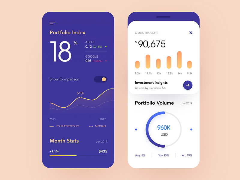 Smart Investment Manager App android banking platform business entrepreneurship exchange finance market finance saas fintech funding halo halo lab industry investment ios marketing mobile mobile app money management smart management startup