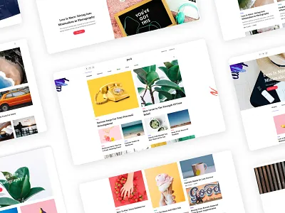 Jord - Blog Website Template article blog blog post blogger template bloggers clean design flat interface layout minimal news photos ui ux web design