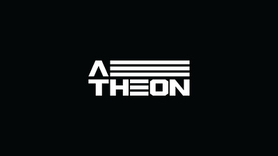 Aetheon aetheon branding concept design logo mark shadow typography vector