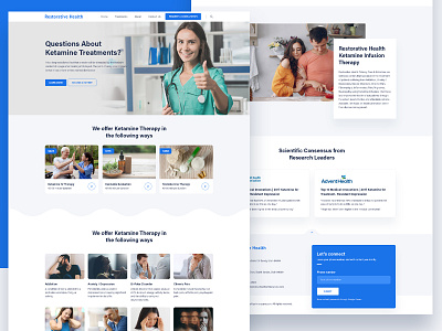 Dribbble Invite | Healthcare Website UI Redesign clean design draft dribbble dribbble invite health healthcare invitation invite layout medical minimalistic psd design ui design ui ux web web graphics web layout website website concept