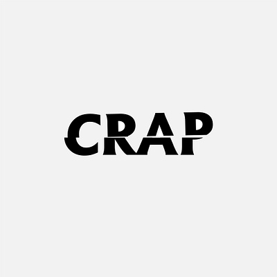 Cut the crap by Alex@ndra © crap cut design englishexpressions logo logodesign