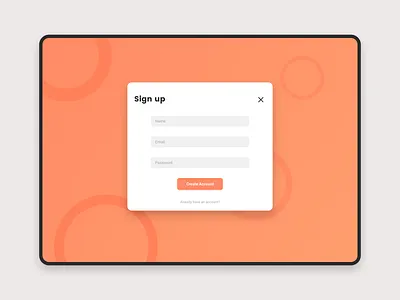 Sign Up dailyui design form signup ui web