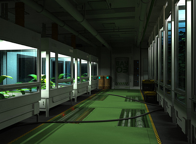 Hydroponics 3d barrel boardgame botanic card card game cardgame concept art crate digital 3d environment future futuristic game art pipes plant sciencefiction scifi space