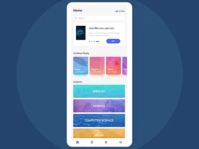 Education App Design adobexd android design app appdesign branding design designstudio minimal ui uidesign uidesigner uiux uiuxdesign ux