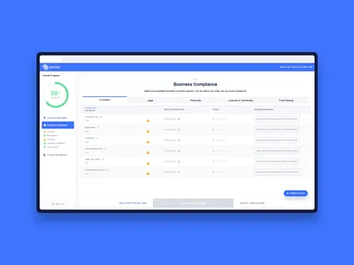 Extensive On-Boarding Process application design ui user journey ux