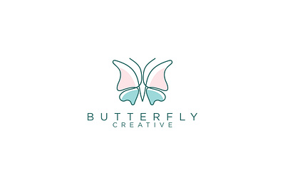 butterfly branding butterfly illustration line art logo