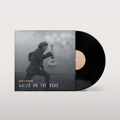 Vinyl concept. Eddie Vedder - Water On The Road eddie vedder graphicdesign vinyl vinyl cover vinyl record