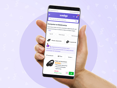 Quick product selection filters category page ecommerce filters mobilefirst