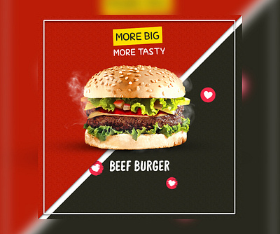 Beef Burger advertise advertisement beef burger creativeart design digitalart imagine photoshop photoshopartwork posts social socialmedia