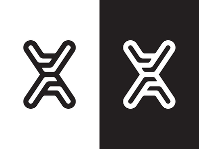 X icon iconic mark monogram x letter