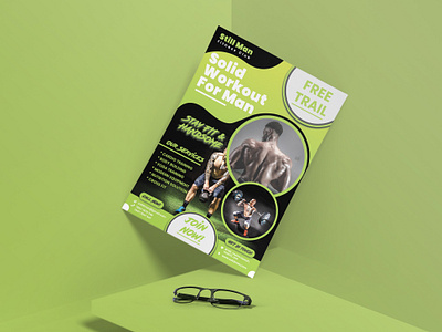 Fitness/Gym Flyer Template fitness flyer flyer design flyer template gym flyer print element