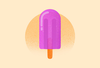 Popsicle candy food icecream popsicle procreate purple sweets