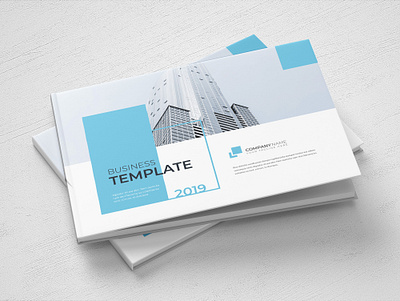 A5 Report Template a5 a5 brochure annual report blue brochure design brochure template report cover report design word template