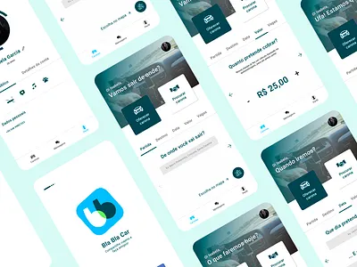 Redesign Blablacar App app blablacar carona mobile redesign ui ux
