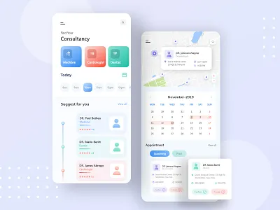 Find Consultancy App 2019 2020 android concept consultancy doctor app ios medical app medical care medical design mobile app mobile app design mobile application mobile apps mobile design mobile ui uidesign uiux user experience user interface