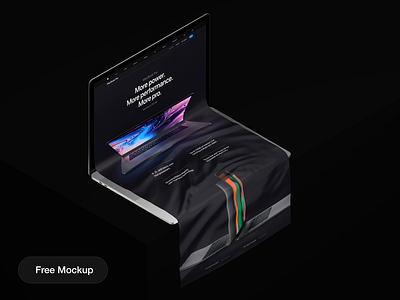 Free Long Scroll MacBook Mockup download free freebie macbook mock up mockup psd