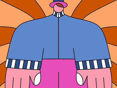 Man of style illustration man style