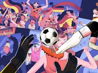 Google Doodle: FIFA's 2019 Women's World Cup adobe photoshop berlin doodle fifa football fussball google google doodle illustration soccer