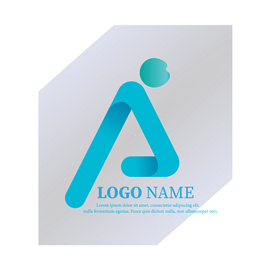 A Logo a logo animation art direction artist artwork blue branding design design art flat follow me icon illustration illustrator like logo logotype