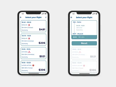 Tajwal #2 app app design blue design flight flight app flight search interface ios iphone minimal mobile mobile ui trips ui ux