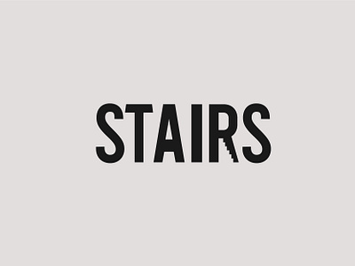 Stairs Logo Concept adobe illustrator brandidentity branding design flat flatdesign flatlogo illustrator logo logogram negativespace