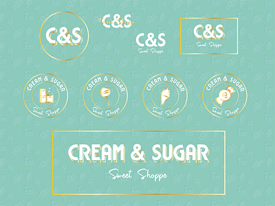 Cream & Sugar Logo brand design brand designer branding branding design graphic graphic design graphic designer illustrator logo logo design logo designer logodesign merchandise package package design packaging