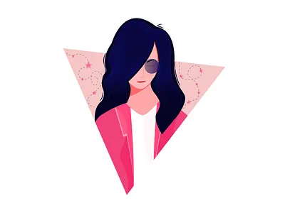 Attitude attitude characterdesign debuts fashion flatillustration girl character illustration lady pink smart stylish vector woman