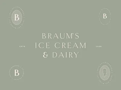 Braum's Identity Reimagined, Pt. 3 badge badge design brand brand identity branding dairy ice cream identity illustrator logo oklahoma restaurant type typography vector