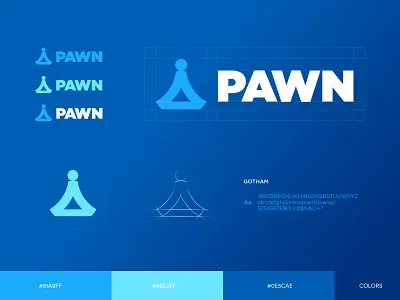 Pawn Logo Exploration app branding design icon identity illustration logo typography vector
