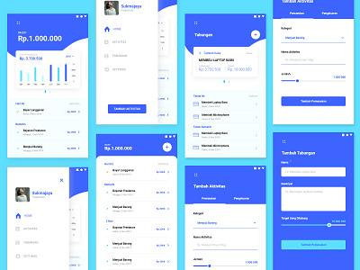 Finances App apps clean ui creative finances minimalist ui uidesign uiux