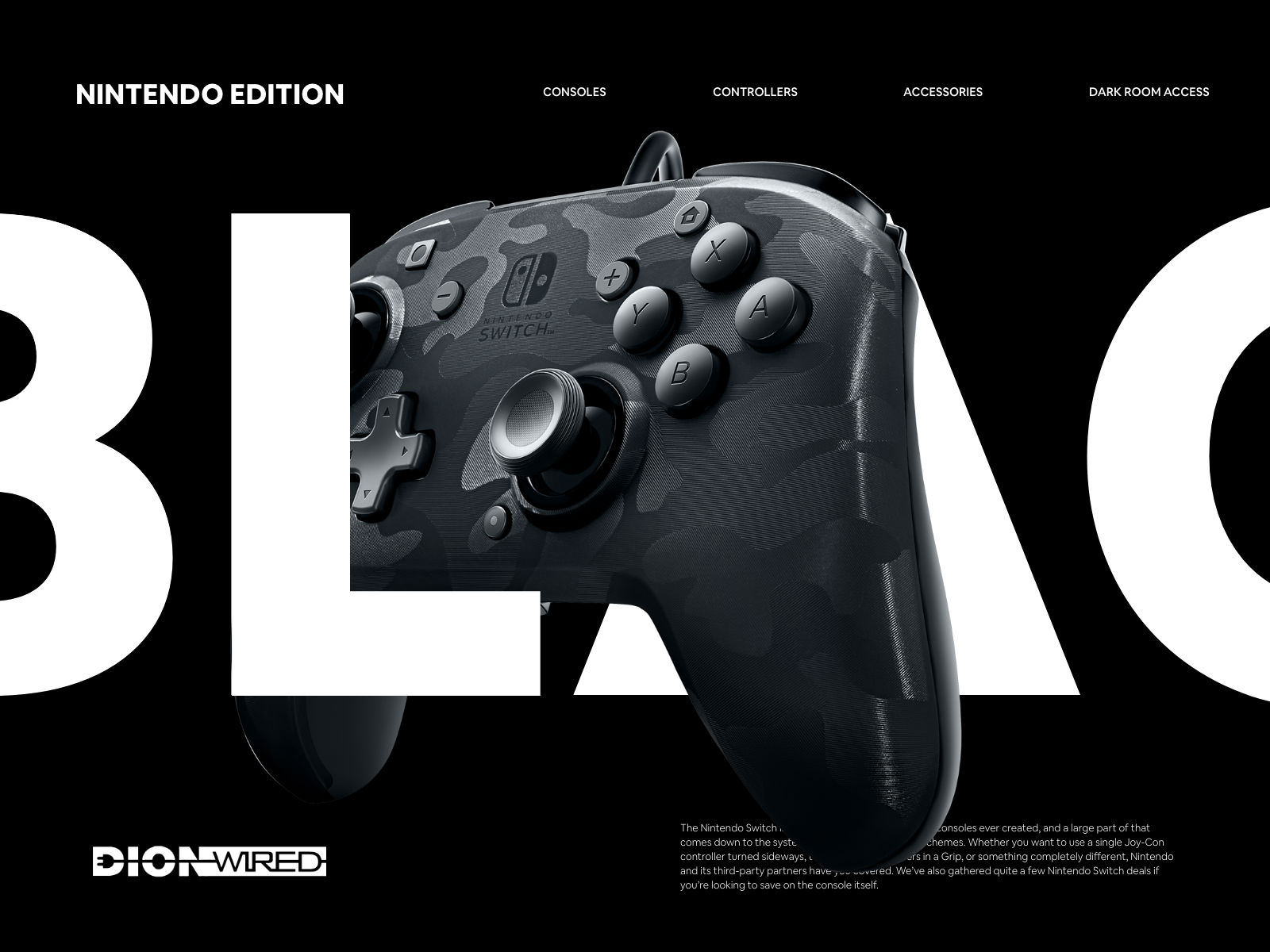 Example of DIONWIRED Blackfriday Microsite