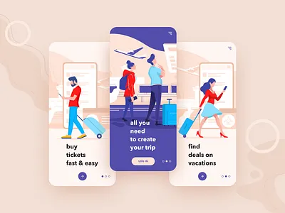 Travel App app design illustration mobile app shop shot travel travel app ui ux